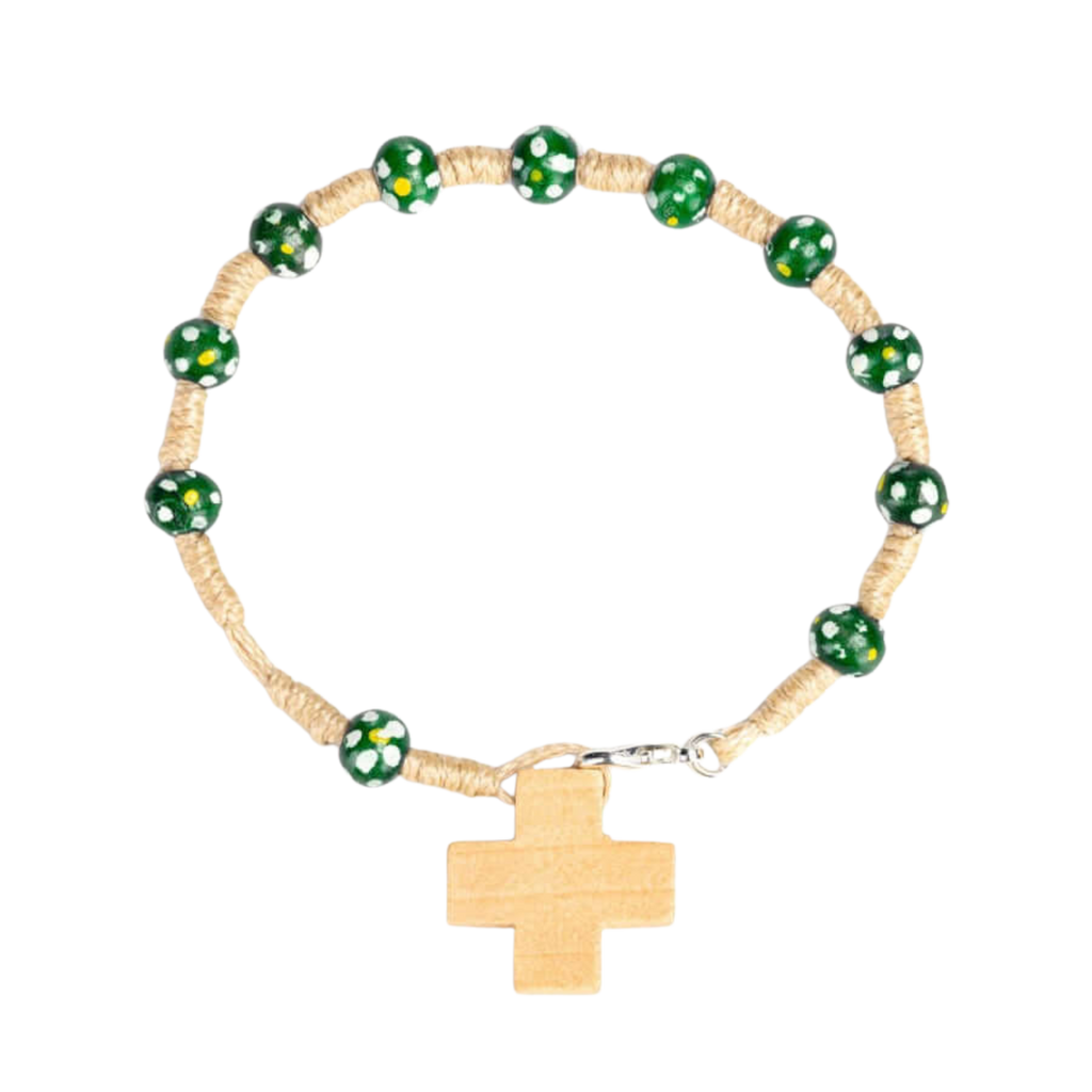 Braccialetto Fede Cristiana Handmade Braccialetto Uomo/Donna Con Ciondolo Croce E Perline - Catena In Acciaio Inox, Stile Rosario Retro Gioiello Religioso Acciaio Inox Braccialetto Fede Cristiana Handmade Braccialetto Uomo/Donna Con Ciondolo Croce E Perline - Catena In Acciaio Inox, Stile Rosario Retro Gioiello Religioso Acciaio Inox