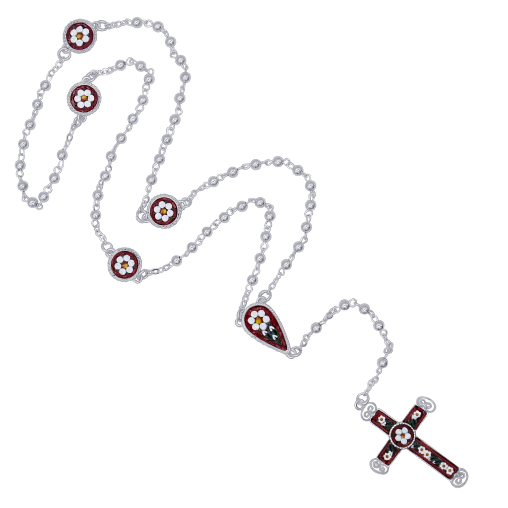 Micro Mosaic Rosary | Savelli Religious