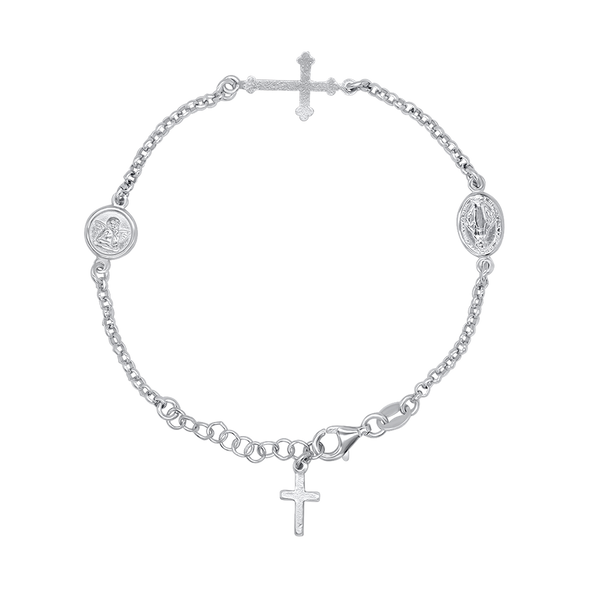 Miraculous medal and angel bracelet