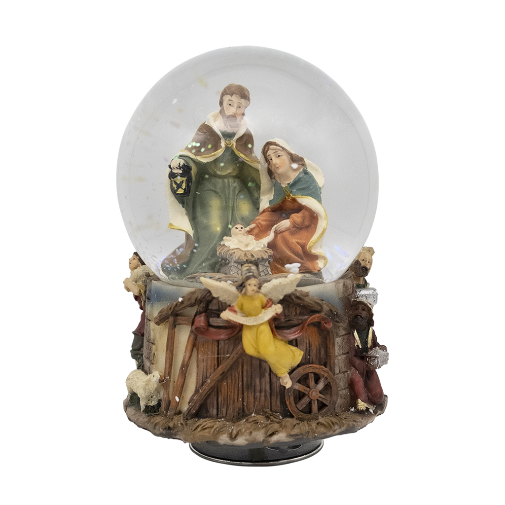 Christmas Snow Globe with Nativity Scene | Savelli Religious