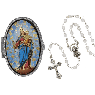 our lady help of christians rosary box 