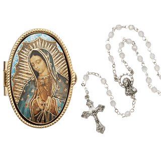 Our Lady of Guadalupe rosary box