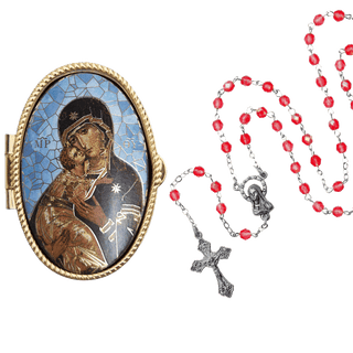 Our Lady of Perpetual Help rosary box