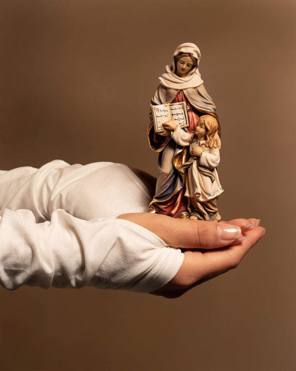 St Anne Statue in Wood | Savelli Religious