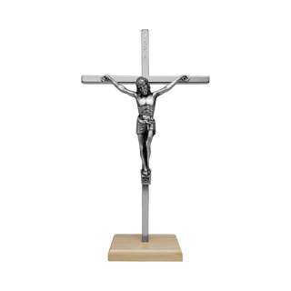 Standing crucifix metal