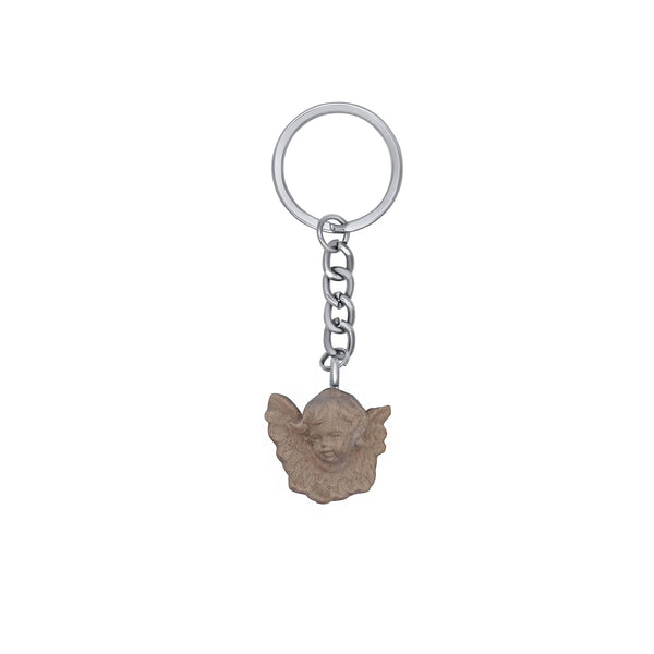 Wooden putto key ring
