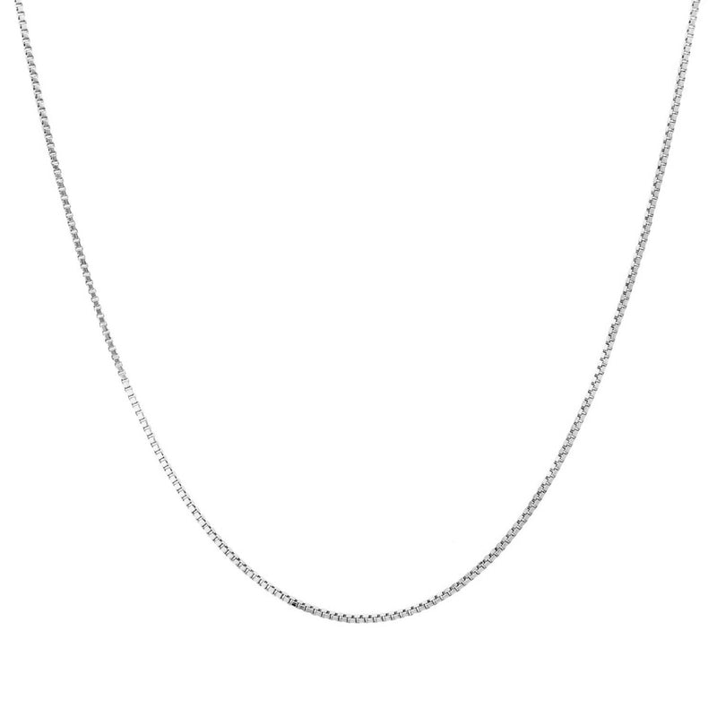 Box chain in sterling silver