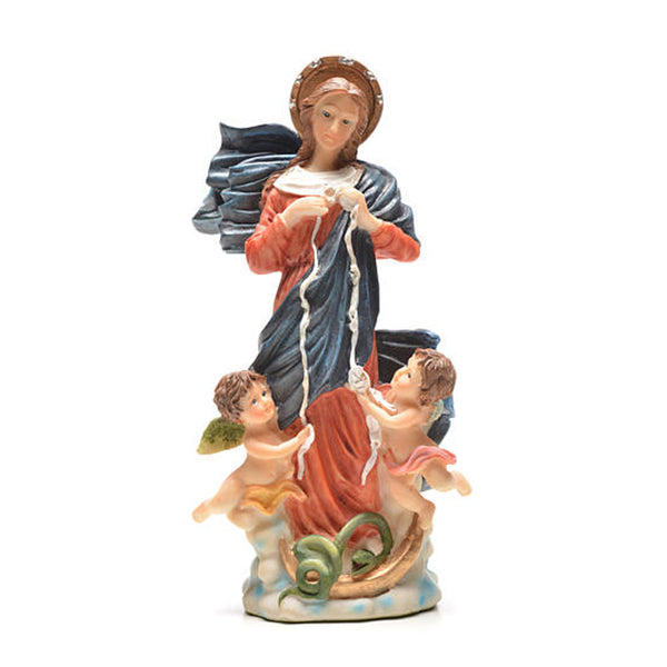 Mary undoer of knots resin statue