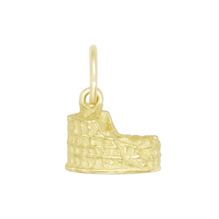 18k Gold Colosseum Rome Pendant