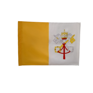BANDERA VATICANA DE MANO - SOUVENIR