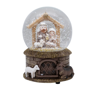 PRESEPE - PALLA DI NEVE MUSICALE - NATALE