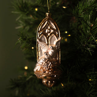 Doves of Peace Christmas tree ornament