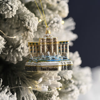 TREVI FOUNTAIN - CHRISTMAS TREE DECORATION - GLASS