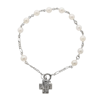 Pearl Rosary Bracelet