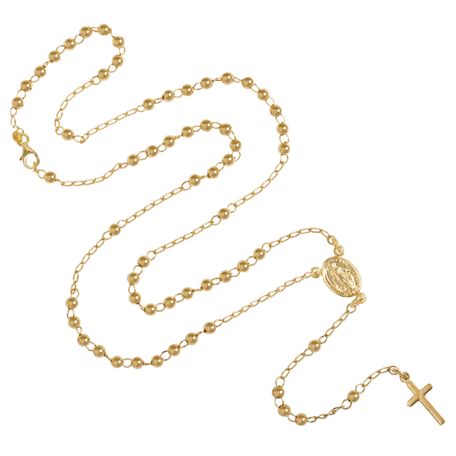 18k Gold Rosary Necklace 18K Gold Rosary Necklace Savelli Religious
