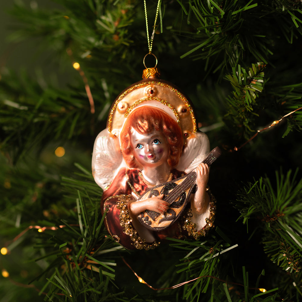 Glass christams tree ornament