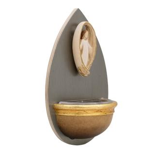 angel holy water font