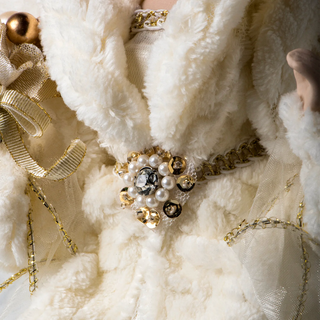 Close-up of a angel tree topper christmas ornament