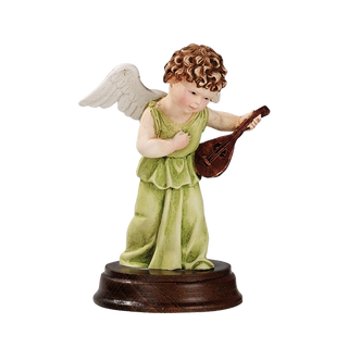 ANGEL WITH MANDOLIN - STATUE - RESIN