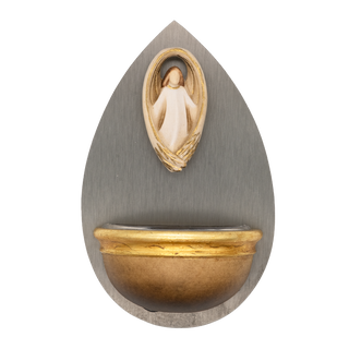 angel holy water font
