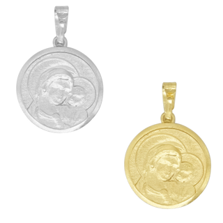 Our Lady of good Counsel medal in silver