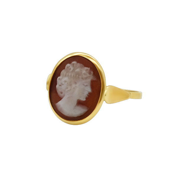 Cameo ring gold