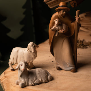 Nativity Scene Set in Carve Wood