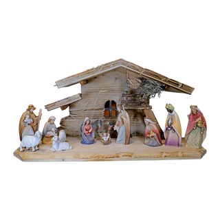 Nativity Scene Set in Carve Wood