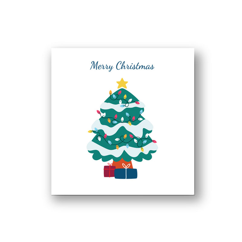 christmas tree merry christmas greeting card