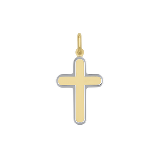 CROSS PENDANT - GOLDEN SILVER