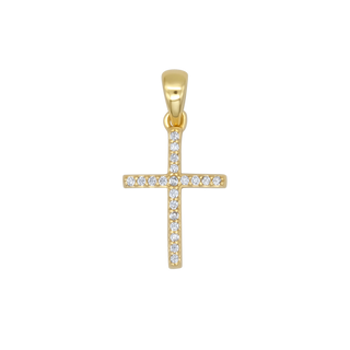 CRUZ COLGANTE - CIRCONITA Y PLATA