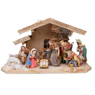 Nativity scene wood