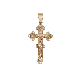 18k Gold Crucifix 