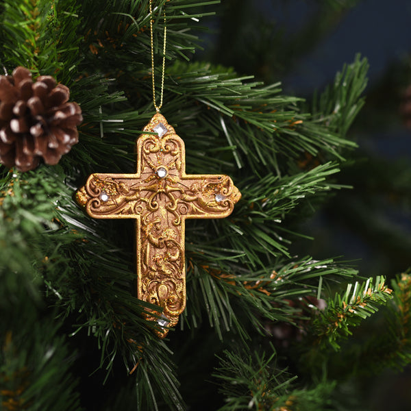 cross ornament for christmas tree