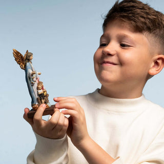 guardian angel statue in resin