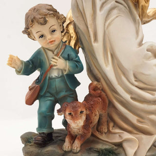 Guardian Angel With Boy Statue