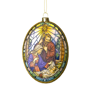 This Holy Family Christmas ornament