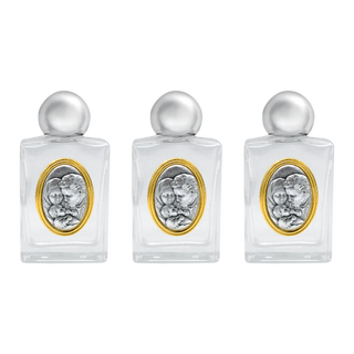 Holy family holy water bottle set of 3