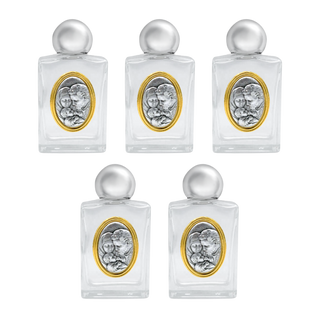 Holy family holy water bottle set of 5