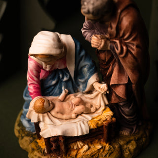 SACRA FAMIGLIA - PRESEPE - RESINA