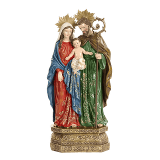 Holy Family resin statue
