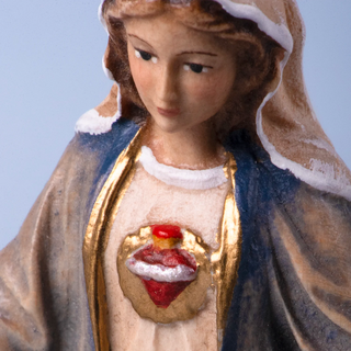 Immaculate Heart of Mary Wooden Statue