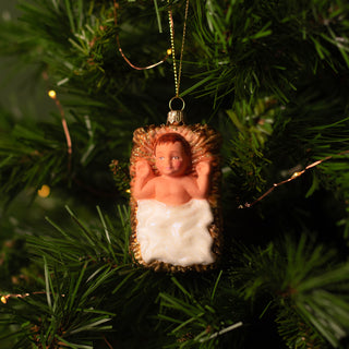 Baby Jesus Christmas tree ornament