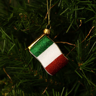 Italian flag Christmas ornament