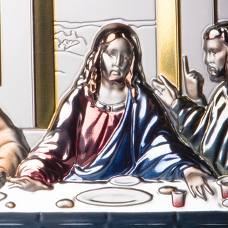 The Last Supper picture silver