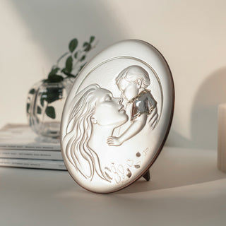 MADONNA WITH CHILD - PICTURE - SILVER