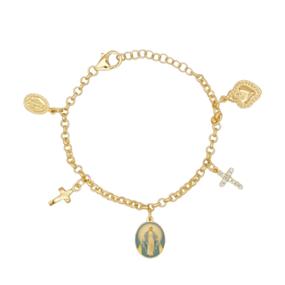 Miraculous Medal Charms bracelet