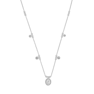 Miraculous medal necklace silver 