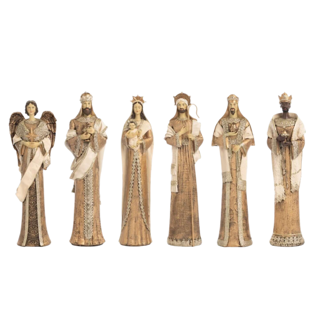 Modern Nativity Set in Resin | Savelli Religious