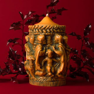 Nativity Scene Handmade Candle